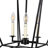 4 - Light Dimmable Lantern Geometric Chandelier