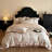 Floral Double-Layer Crinkle Cotton Duvet Cover Set-124974150-124974144