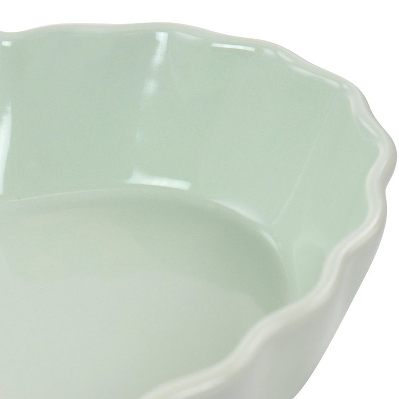Moule à gâteau en grès clair 11 pi Martha Stewart, Menthe