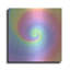 «Pastel Rainbow Swirl» par Art Licensing Studio, art mural en métal-1633246791