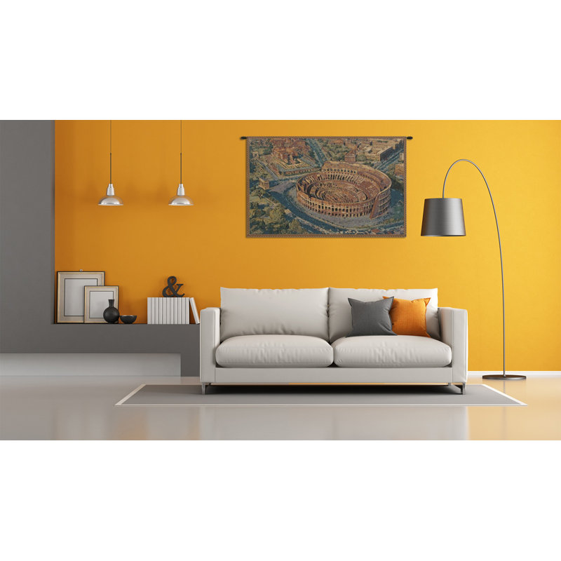 Italian Loom Woven Cotton Blend Wall Hanging
