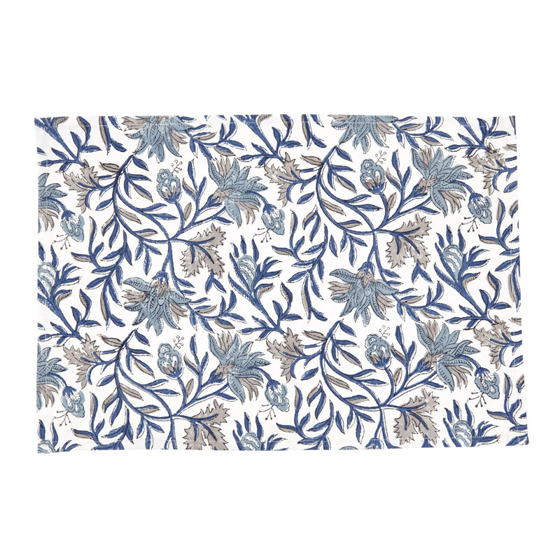 Ensemble de 4 napperons Botanical Floral