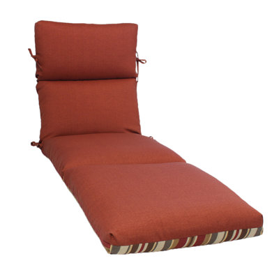 Coussin de chaise longue d'extérieur en Sunbrella