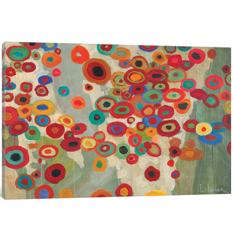 « célébration », reproduction d’art sur toile tendue, H 12 po x l 18 po x P 1,5 po, Toile tendue, Pas de tapis