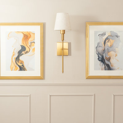 Tagert Plastic LED Flush Mounted Sconce