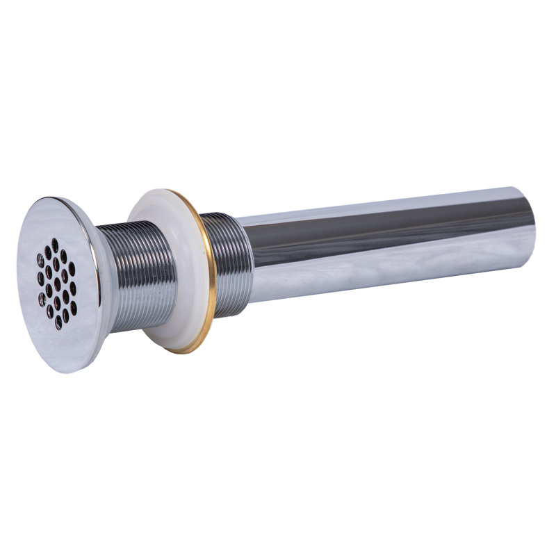 Drain d'évier de salle de bain Grid, Chrome