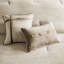 Édredon brun 7 pièces pour grand lit - chalet chic, coussins décoratifs et lavable à la machine-137783569-137783571