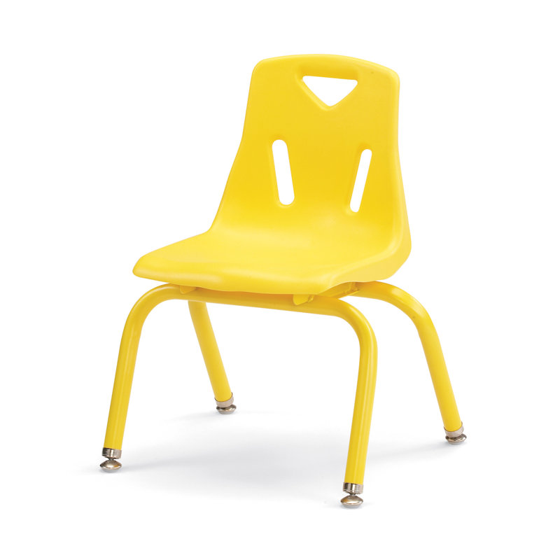 Chaise empilable Berries®, Thermolacquée, Jaune, 8"