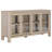 Flores Modern Dining Sideboard with Glass Doors