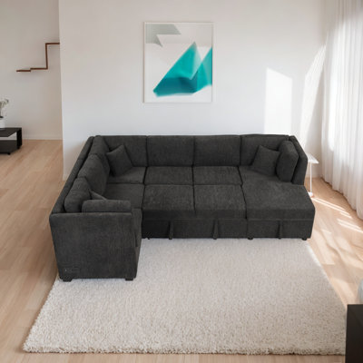 Makelah Upholstered U-Shaped Sectional