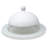 White and Glass Cake Dome