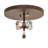 Arleeta Glass Semi Flush Mount