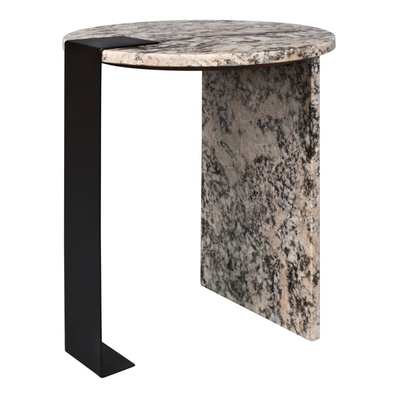 Devarsh 17" Contemporary Handmade Round End Table