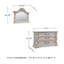 Commode et miroir Jabarion