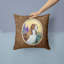 Coussin décoratif intérieur/extérieur brun springer épagneul