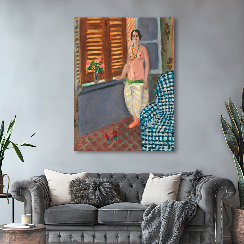 3HM7470 Odalisque by Henri Matisse - Wrapped Canvas Print, 100 cm H x 70 cm W