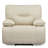Pomona 42" Upholstered Power Recliner with Adjustable Headrest with Pillow Top Arms-2055751933