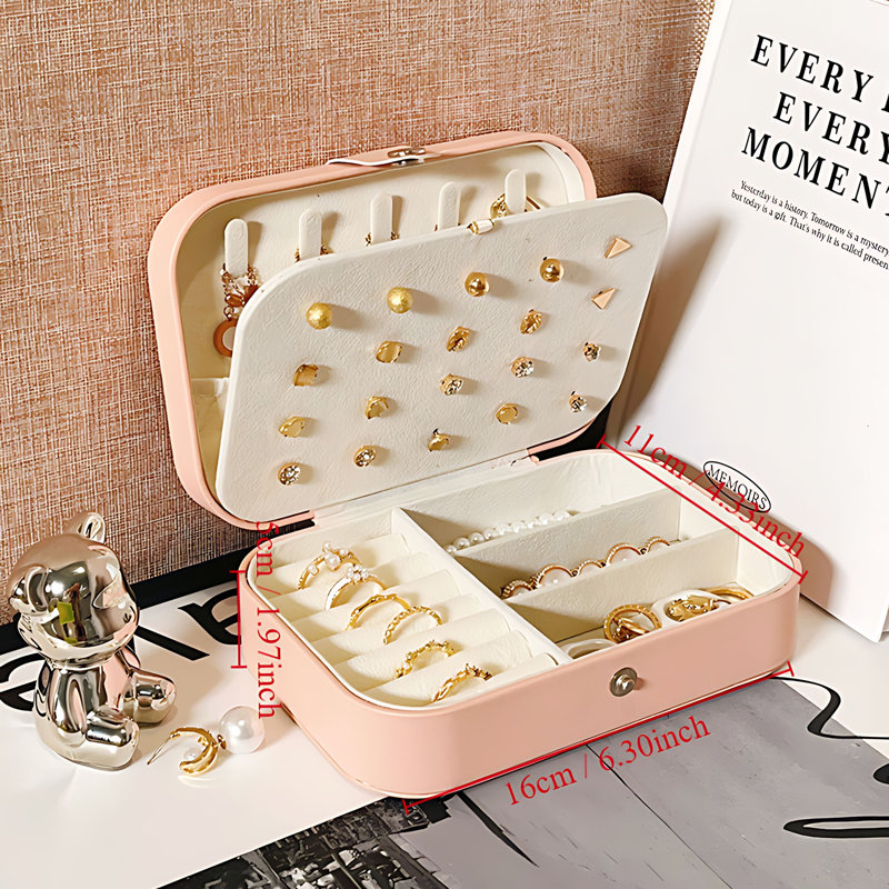 Boîte à bijoux +, Rose