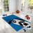 Luxurious Area Rug (4 ft x 6 ft), 100% Polyester, 740 g/m² | Non-Slip Felt Dot Underside, Laminated Sponge for Comfort | Antibacterial, Easy to Clean, Machine Washable at 86°F | Perfect for Living Room & Bedroom Décor-1139910004