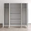 Armoire en bois manufacturé Brazeal