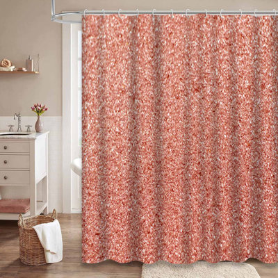 Rideau de douche Festive Rose Sparkle