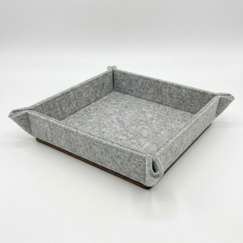 Decorative Tray, Gray