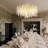 Michelli 31.5" Modern Crystal Tree Branch Black/Gold Chandelier for Living Room-68922824