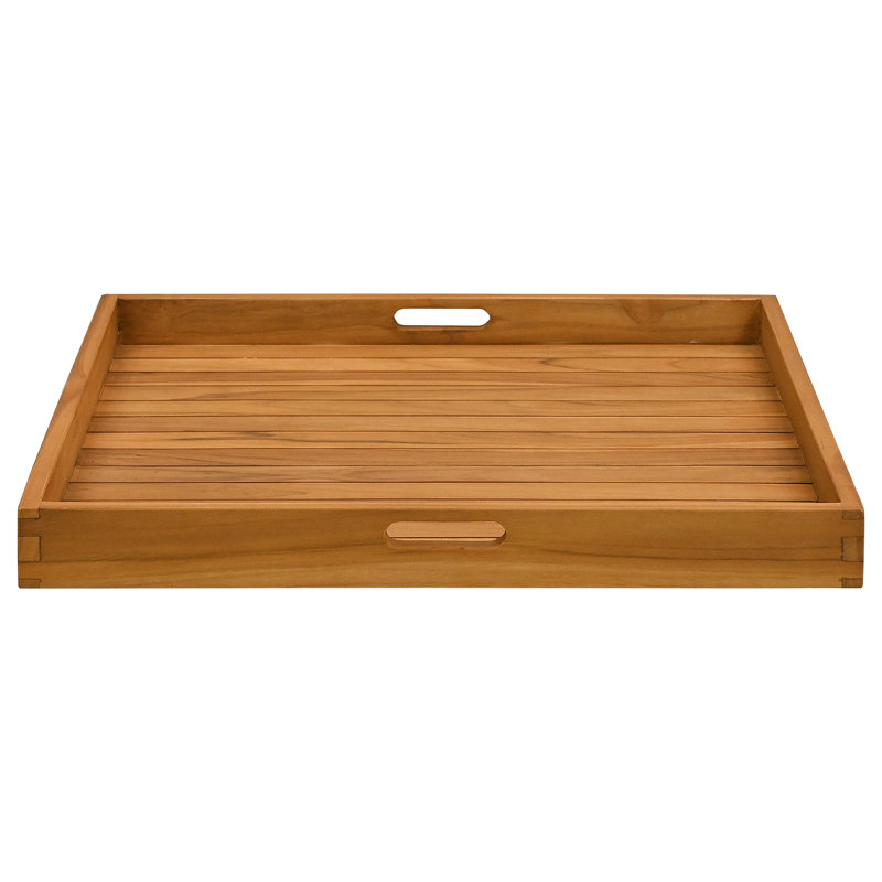 Solid Wood Tray, 7cm H x 70cm W x 70cm D