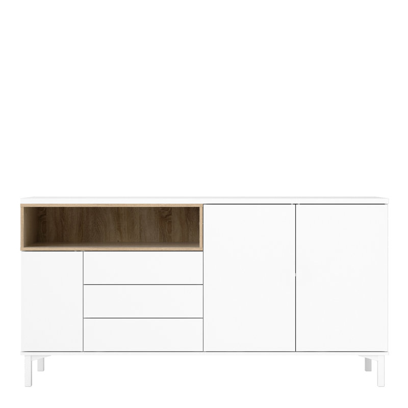 Royall Sideboard, White/Oak