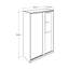 Gerling 2 Door Manufactured Wood Wardrobe-1458478261