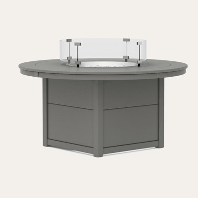 Table ronde pour foyer POLYWOOD