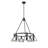 Felda 6 - Light Steel Dimmable Cone Chandelier-99998922-99998917