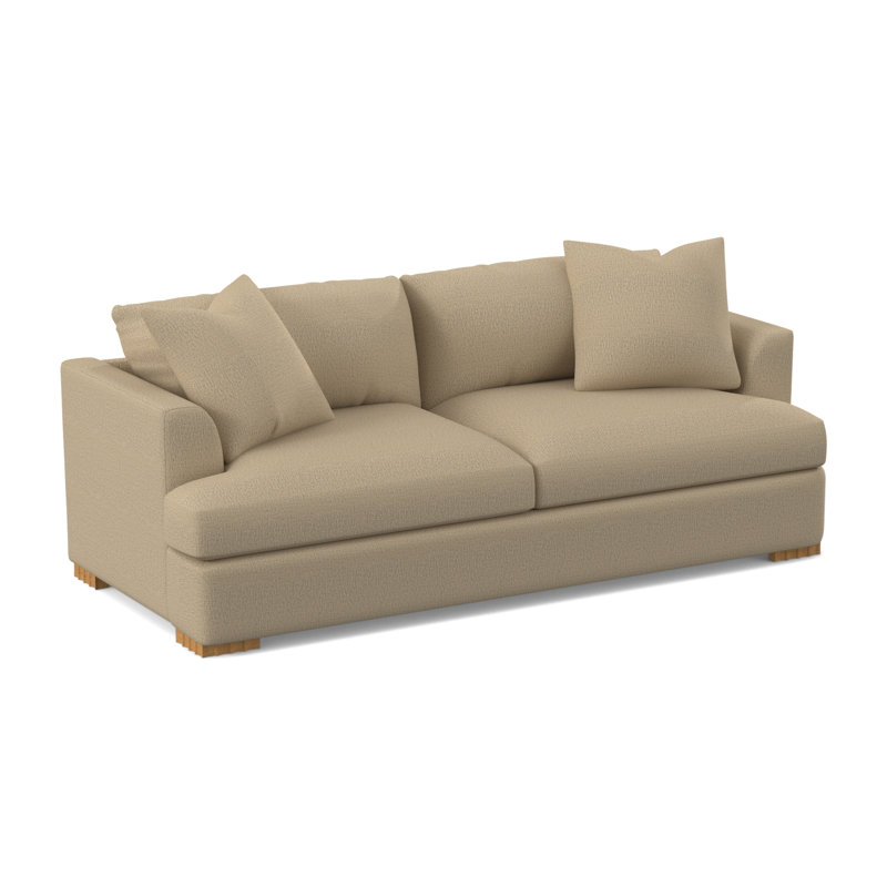 Lucia Sofa, Amber, Margaret Uniform Polyester Blend