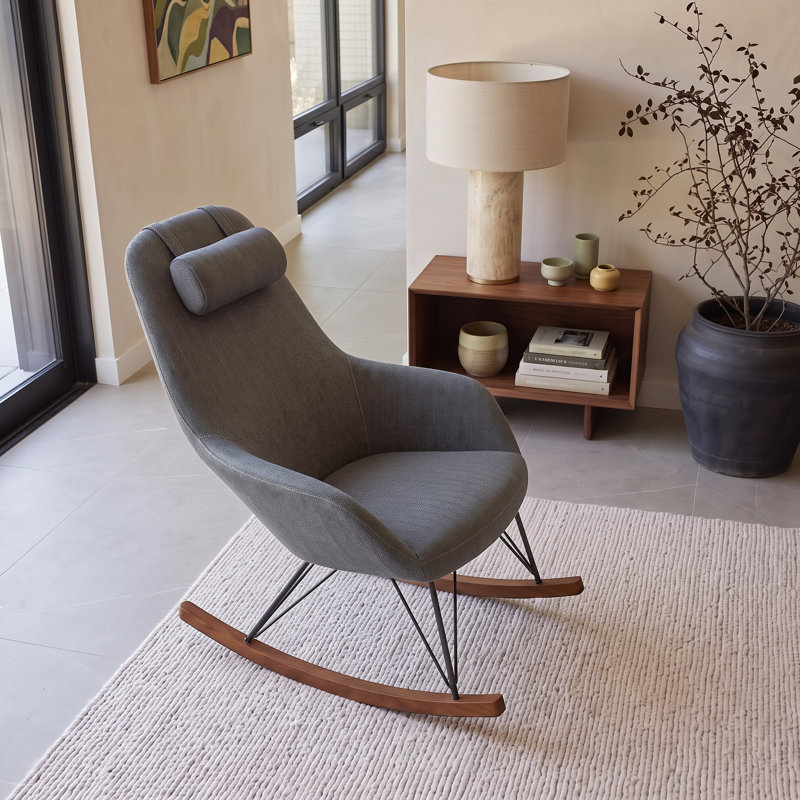 Chaise berçante Mellinger, Lin gris
