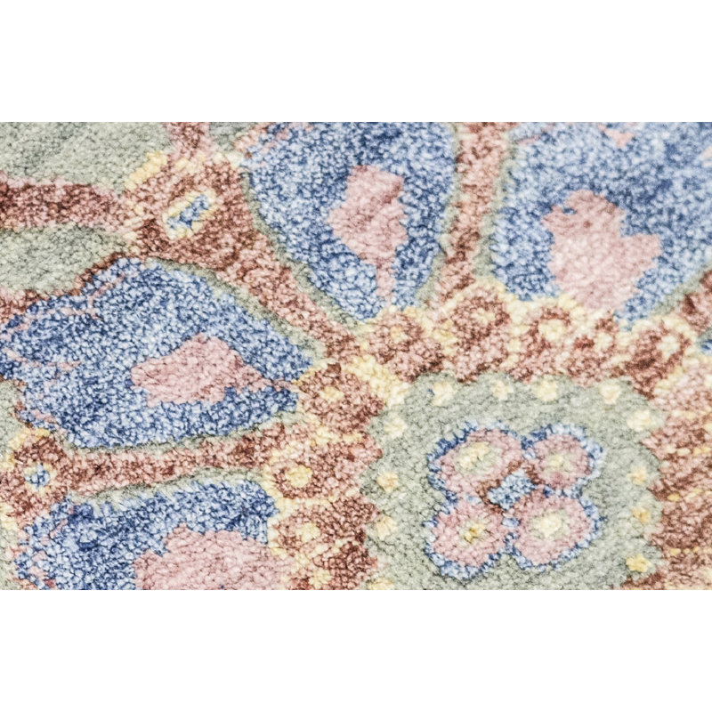 Hand-Knotted High-Quality Multi-Colored Area Rug
