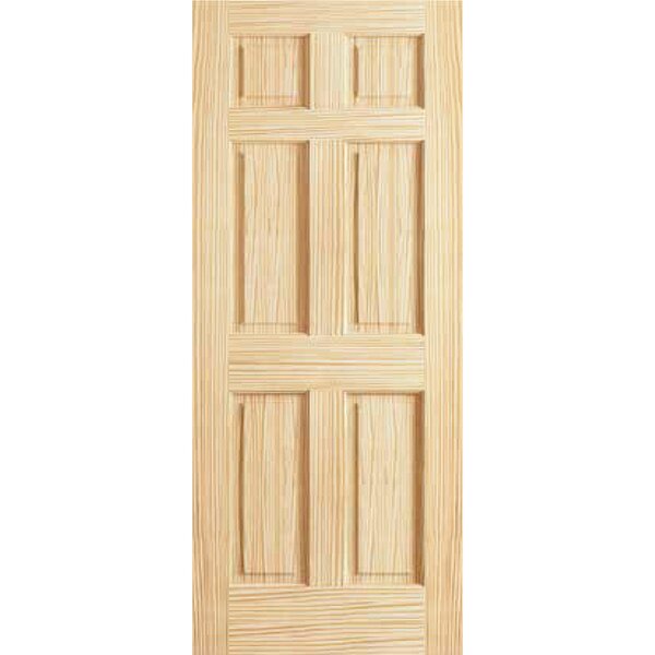 KIBY Paneled Solid Wood Unfinished Standard Door & Reviews | Wayfair