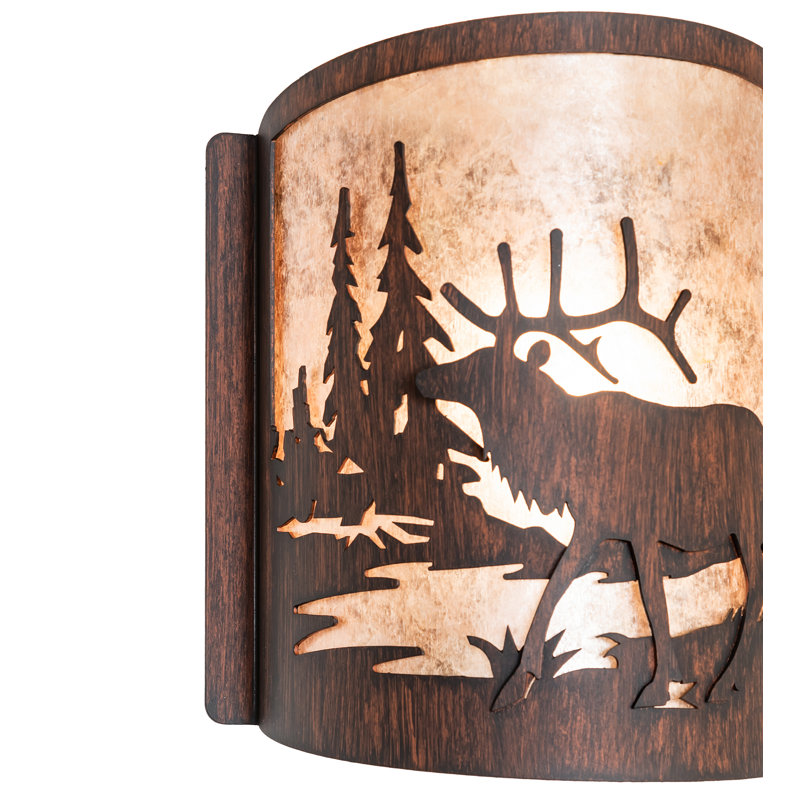 1 - Light Flush Mounted Sconce