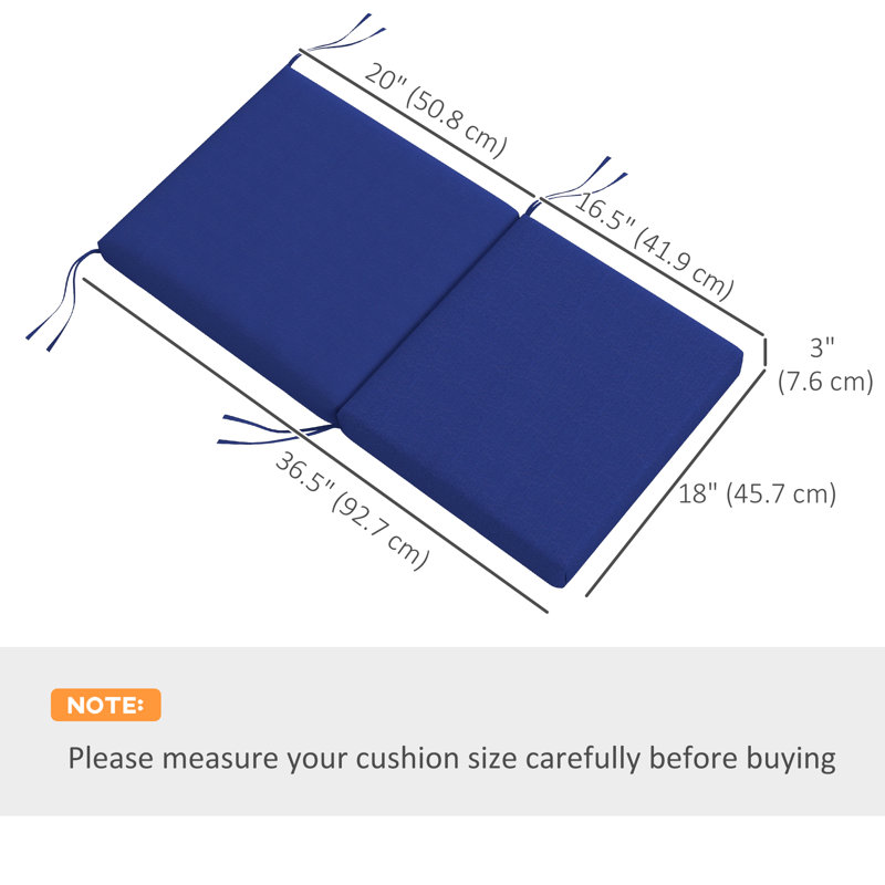 Coussin de dossier / siège d'extérieur