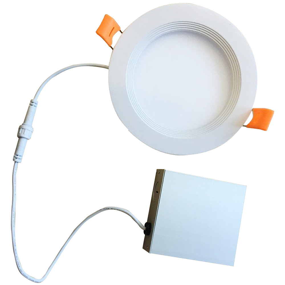 6'' Dimmable Air-Tight IC Rated LED Canless Recessed Lighting Kit (Set of 2) Bulbrite Industries