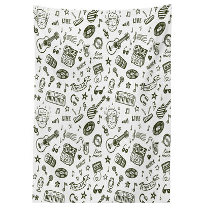 Doodle Geometric Tablecloth