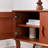 Retro style creative handle TV stand