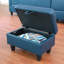 Repose-pieds avec rangement 28,5 po Julies