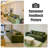 Green 100% Polyester Modular Sofa Cushion Couch-109026826-109026828