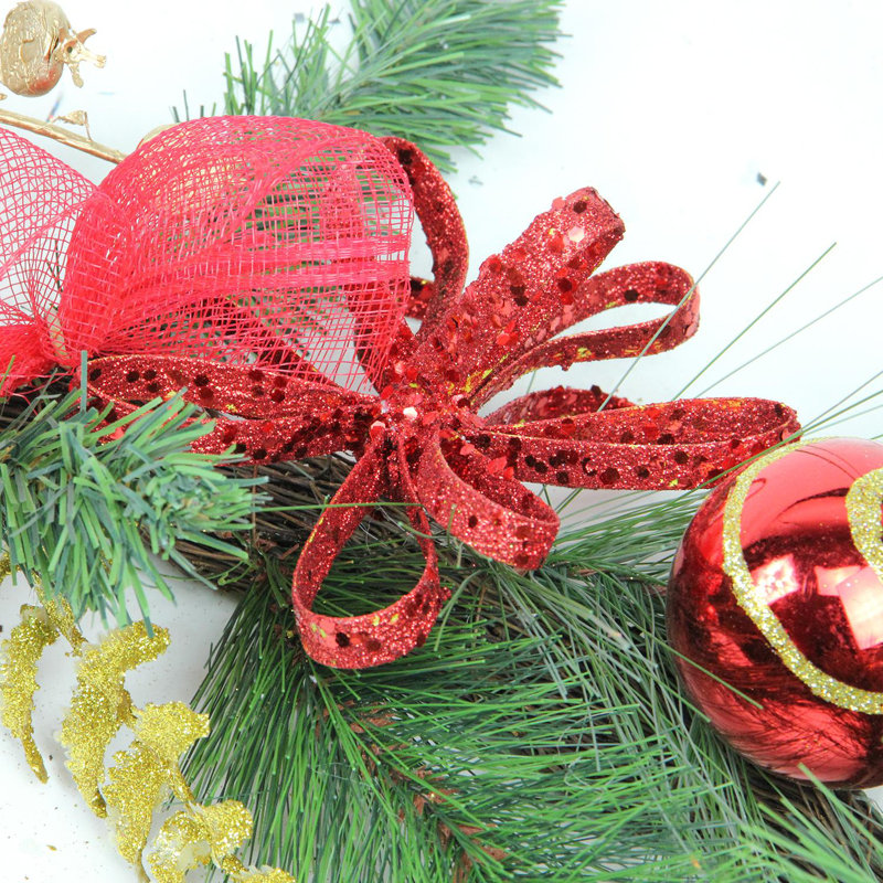 Guirlande de Noël artificielle 6 pi x 10 po Pinecone