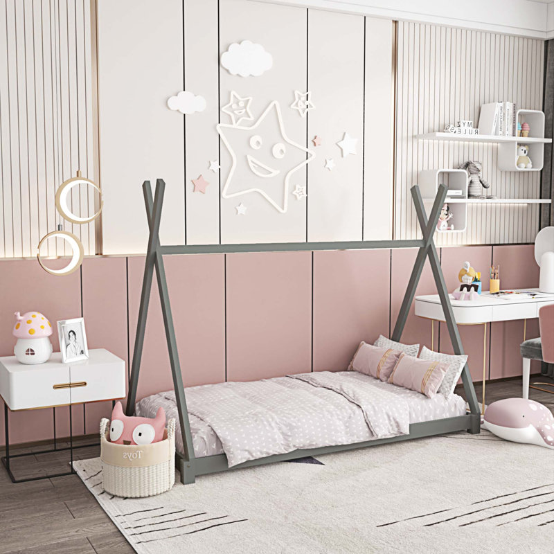 Lit simple Gaidouras par Isabelle & Max ™, Gris