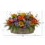 18In. Mixed Flowers Artificial Arrangement In Decorative Vase