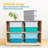 ECR4Kids Cubby Storage Plastic Bin with Lids, Multipurpose Organization, 10-Piece-99895647