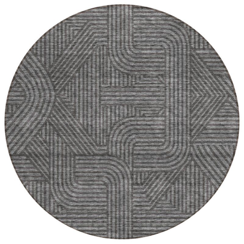  Maliana Area Rug, Round 8'