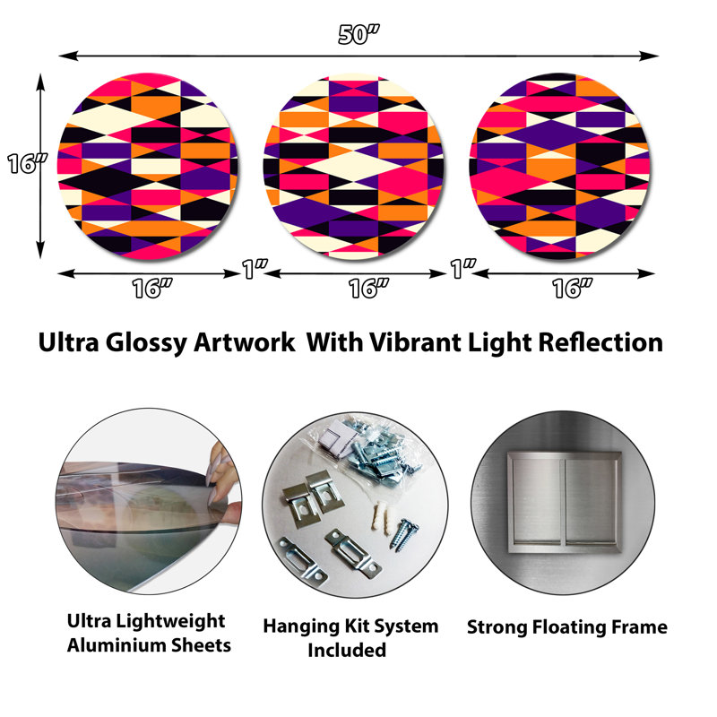 Abstract Wall Decor on Metal