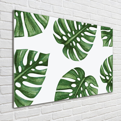 Monstera - No Frame Print on Glass